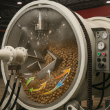 犬猫用ドライペットフード製造における真空コーティング技術