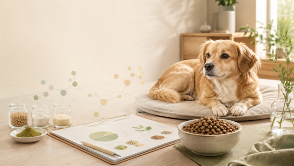 Practical Formulation of Stress-Support Ingredients for Indoor Dogs: L-Theanine, Tryptophan, and Casein Peptides