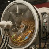 犬猫用ドライペットフード製造における真空コーティング技術